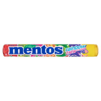 Mentos Rainbow gyümölcsízű cukordrazsé 37,5 g