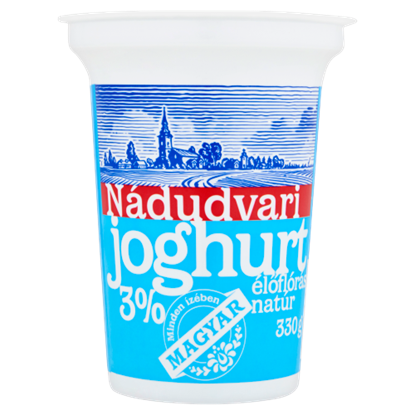 Nádudvari élőflórás natúr joghurt 330 g