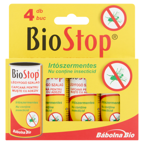 BioStop irtószermentes légyfogó szalag 4 db