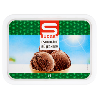 S-Budget csokoládé ízű jégkrém 1 l