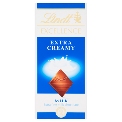 Lindt Excellence extra finom tejcsokoládé 100 g