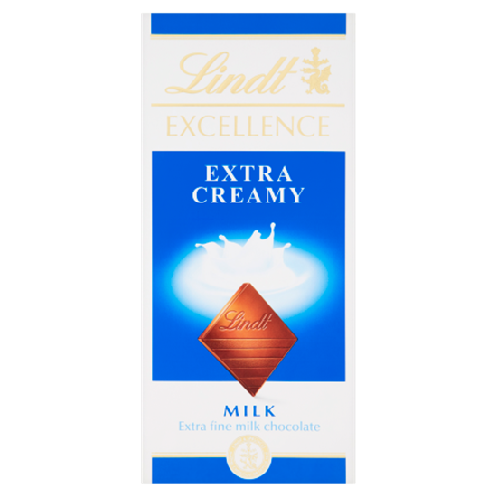 Lindt Excellence extra finom tejcsokoládé 100 g