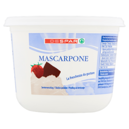 DESPAR mascarpone zsírdús tejszínsajt 500 g