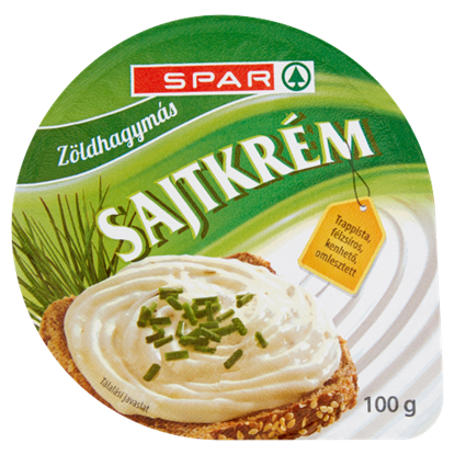 SPAR zöldhagymás sajtkrém 100 g