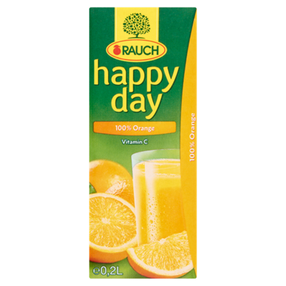 Rauch Happy Day 100% narancslé 0,2 l