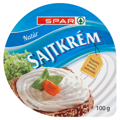 SPAR natúr sajtkrém 100 g