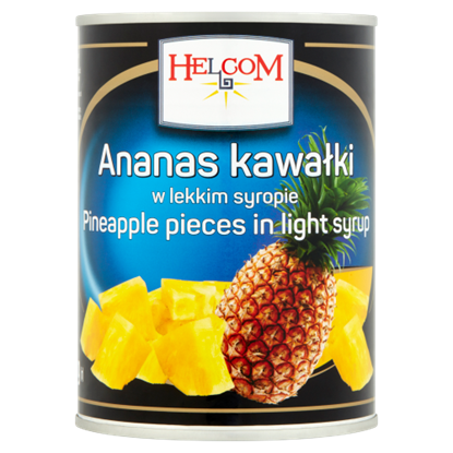 Helcom darabolt ananász enyhén cukrozott lében 565 g