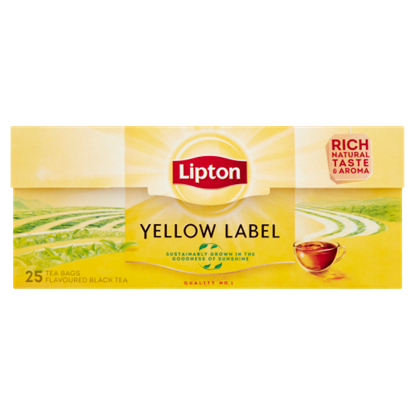 Lipton Yellow Label ízesített fekete tea 25 filter