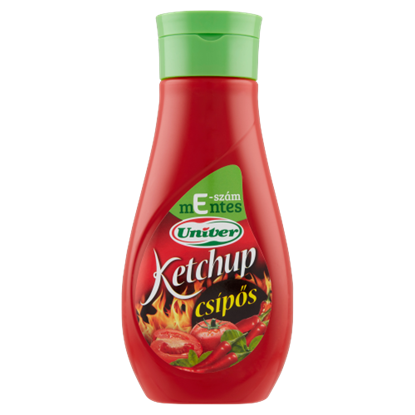 Univer csípős ketchup 470 g