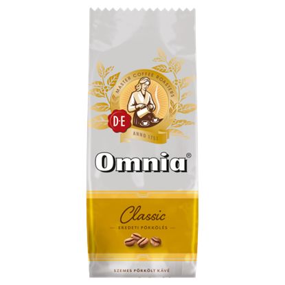 Douwe Egberts Omnia Classic szemes pörkölt kávé 200 g