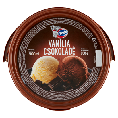 Ledo csokoládés-vanília jégkrém 2000 ml