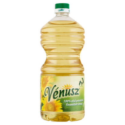 Vénusz 100% első préselésű, finomított napraforgó-étolaj 2 l