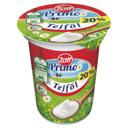 Zott Primo félzsíros tejföl 20% 330 g