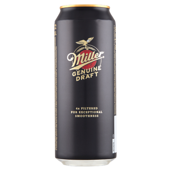 Miller Genuine Draft világos sör 4,7% 0,5 l