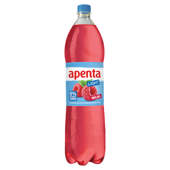 Apenta Light málna enyhén szénsavas üdítőital édesítőszerekkel 1,5 l