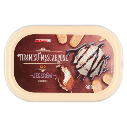 SPAR tiramisu-mascarpone ízű jégkrém 900 ml