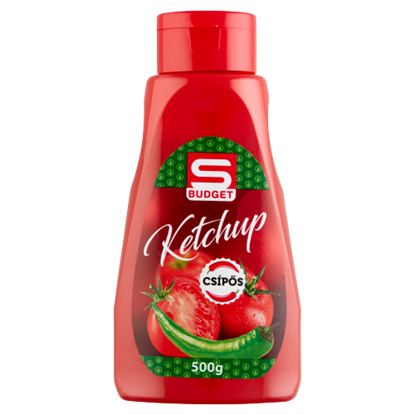 S-Budget csípős ketchup 500 g