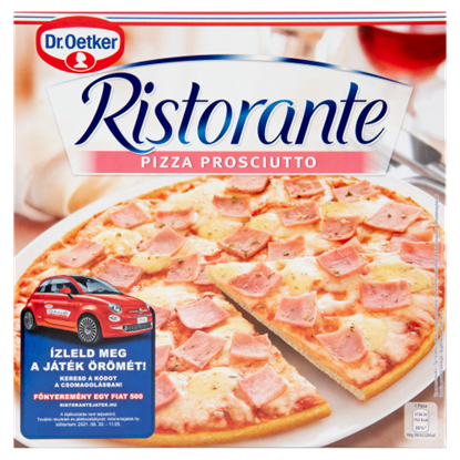 Dr. Oetker Ristorante Pizza Prosciutto gyorsfagyasztott pizza sonkával és sajttal 330 g