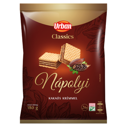 Urban Classics nápolyi kakaós krémmel 180 g