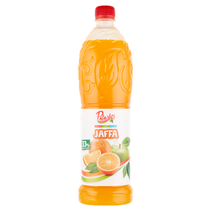 Pölöskei Jaffa narancs ízű vegyes gyümölcsszörp cukorral és édesítőszerrel 1 l