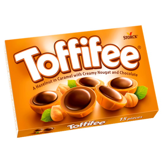 Toffifee mogyoró karamellben, mogyorós nugátkrémmel és csokoládéval 125 g