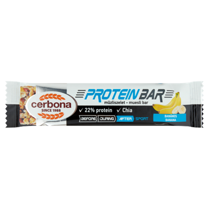 Cerbona Sport Protein banános müzliszelet 35 g
