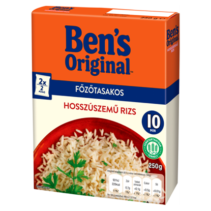 Uncle Ben's főzőtasakos hosszúszemű rizs 250 g