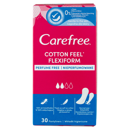 Carefree Cotton Feel Flexiform tisztasági betét 30 db