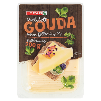 Spar gouda szeletelt 200g