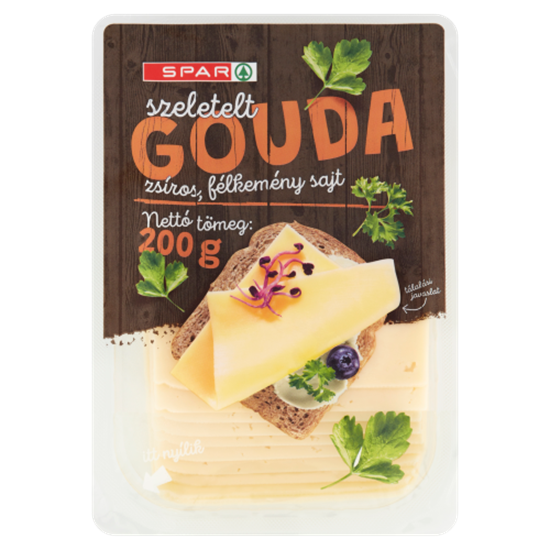 Spar gouda szeletelt 200g