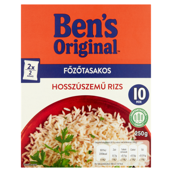 Ben's Original főzőtasakos hosszúszemű rizs 250 g