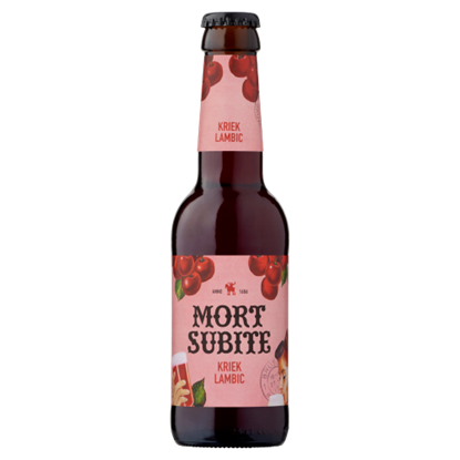 Mort Subite belga meggyes lambic típusú sörkülönlegesség 4% 0,25 l üveg
