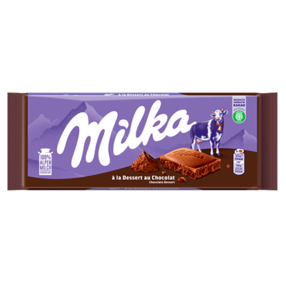 Milka alpesi tejcsokoládé habosított kakaós töltelékkel 100 g