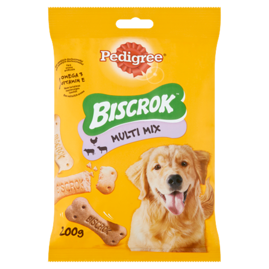 Pedigree Biscrok Multi Mix csirke-marha-bárány kiegészítő állateledel felnőtt kutyák számára 200 g