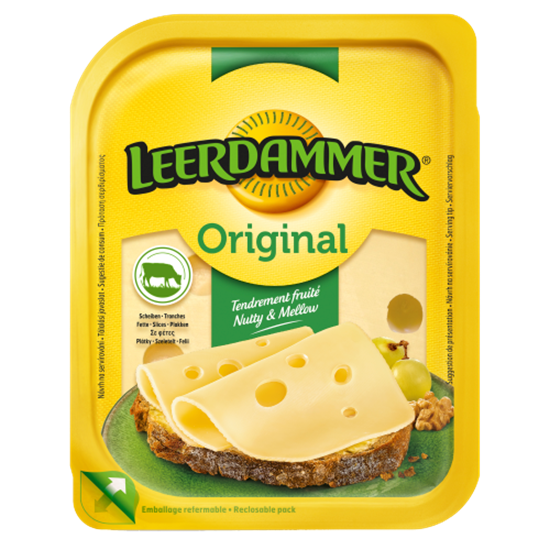 Leerdammer Original zsíros félkemény, szeletelt sajt 100 g