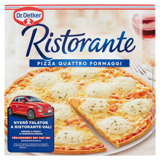 Dr. Oetker Ristorante gyorsfagyasztott négysajtos pizza 340 g