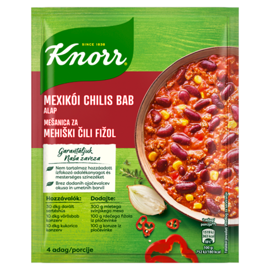 Knorr Fix mexikói chilis bab alap 50 g