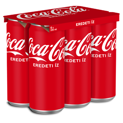 Coca-Cola colaízű szénsavas üdítőital 6 x 330 ml