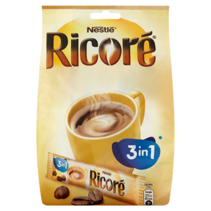 Nestlé Ricoré 3in1 instant kávékeverék cukorral és kávékrémesítővel 10 db 150 g