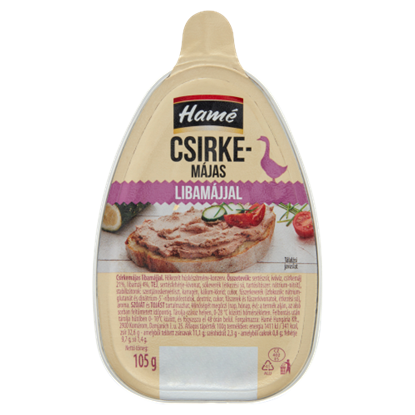 Hamecsirkemájas libamájjal105g