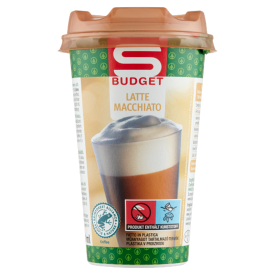 S-Budget Latte Macchiato kávés tejital 250 ml