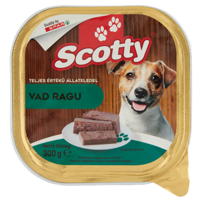 Scotty vad ragu teljes értékű kutyaeledel 300 g