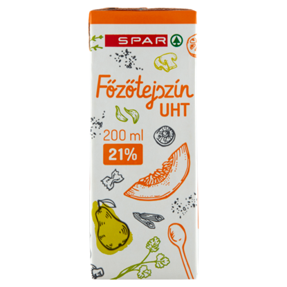 SPAR UHT főzőtejszín 21% 200 ml