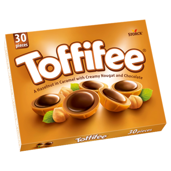 Toffifee mogyoró karamellben, mogyorós nugátkrémmel és csokoládéval 250 g