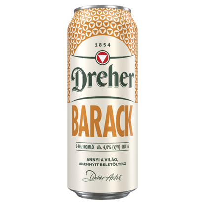 Dreher barack 0,5l dobozos