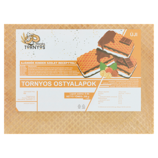 Tornyos ostyalap 200g