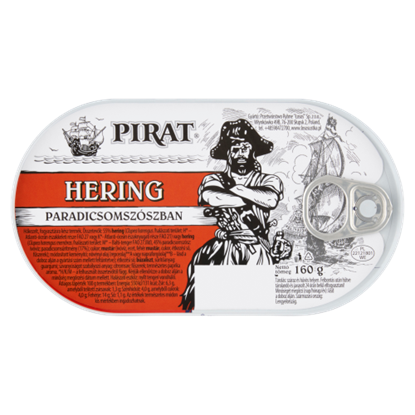 Pirat hering paradicsom160g