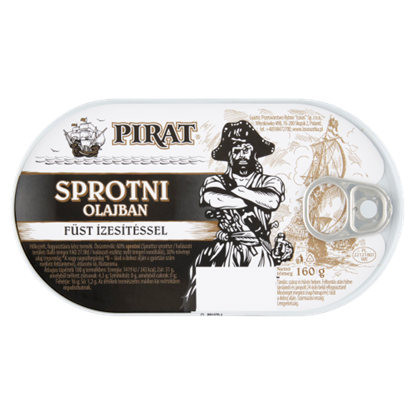 Pirat sprotni olajban 160g