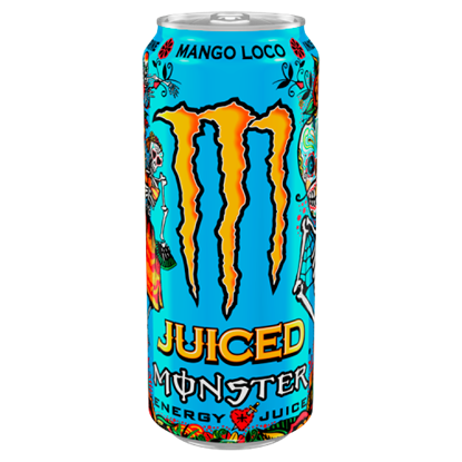 Monster Energy Juiced Monster Mango Loco szénsavas ital gyümölcslével, koffeinnel 500 ml