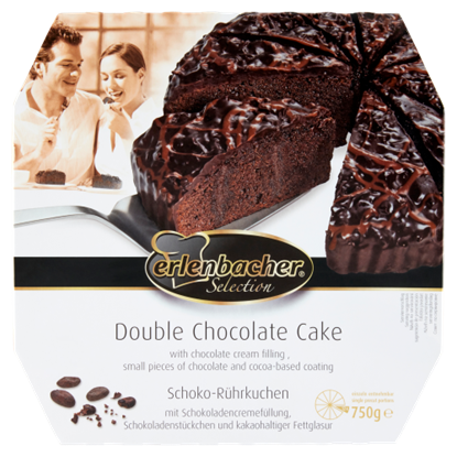 Erlenbac.dupla csoki torta750g
